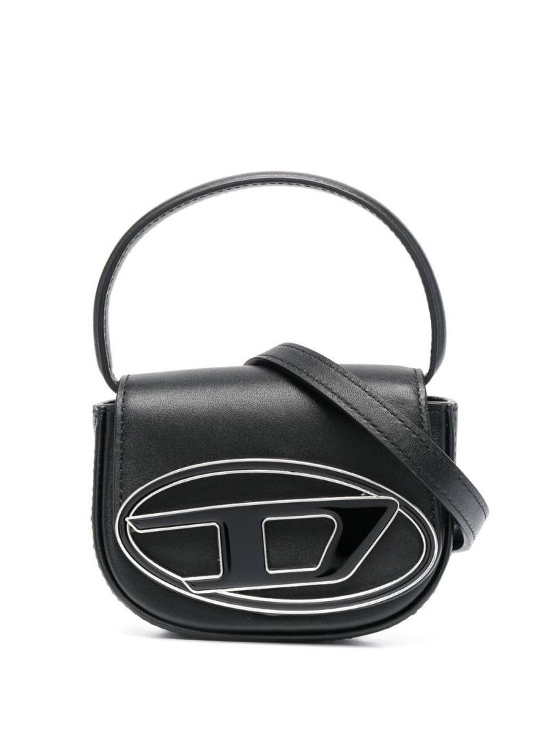 Diesel 1DR XS leather crossbody bag - Black von Diesel