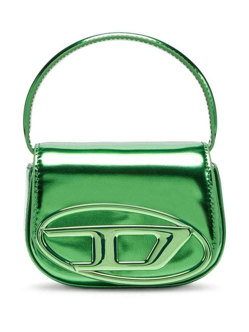 Diesel 1DR-Xs-S mirrored-finish mini bag - Green von Diesel