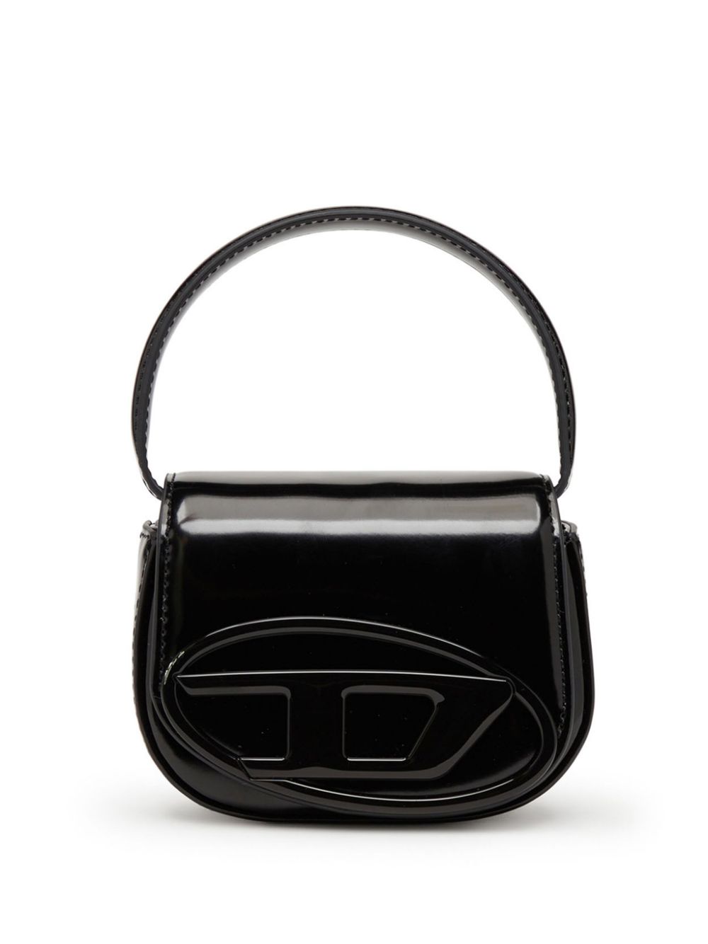 Diesel 1DR-Xs-S patent-leather mini bag - Black von Diesel