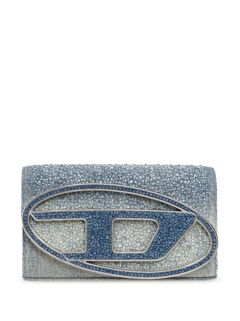 Diesel 1DR clutch bag - Blue von Diesel