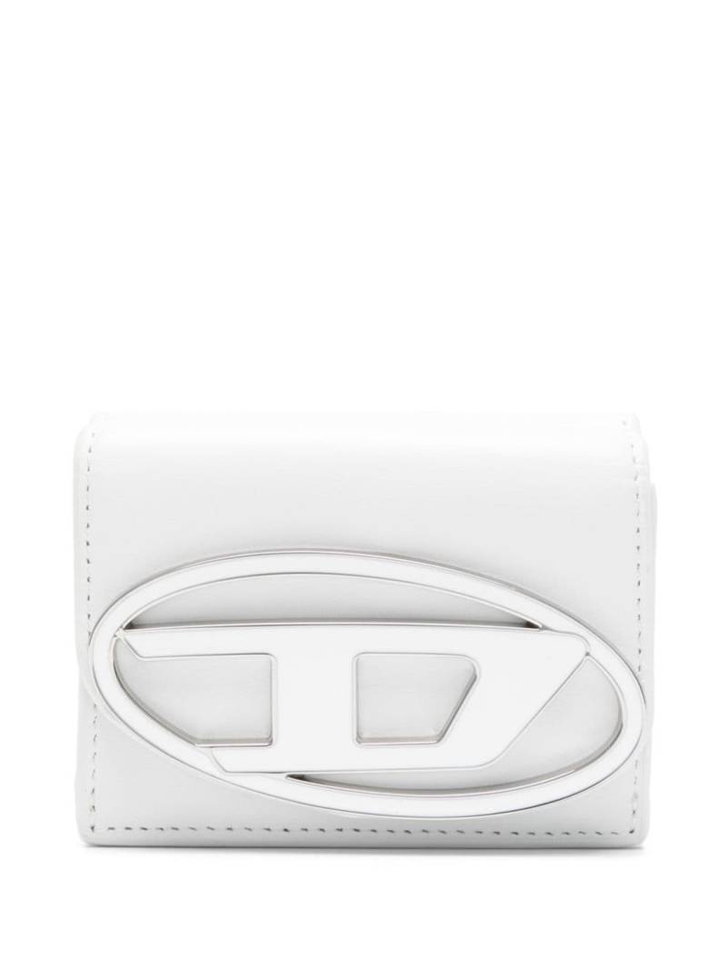 Diesel 1dr tri-fold leather wallet - White von Diesel