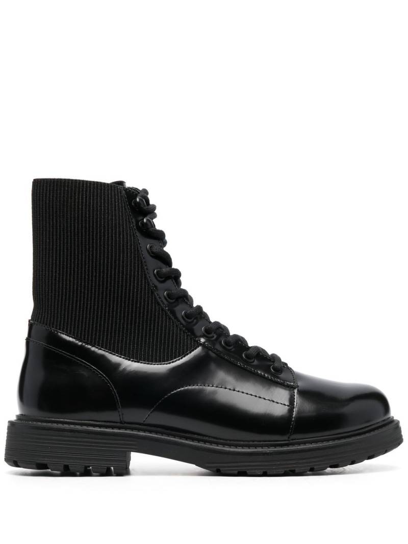 Diesel Alabama elasticated-panel combat boots - Black von Diesel