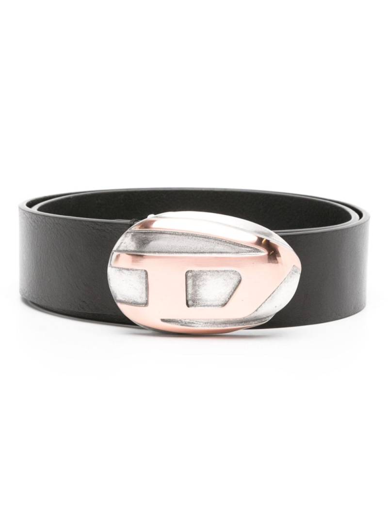 Diesel B-1dr Pod 40 leather belt - Black von Diesel