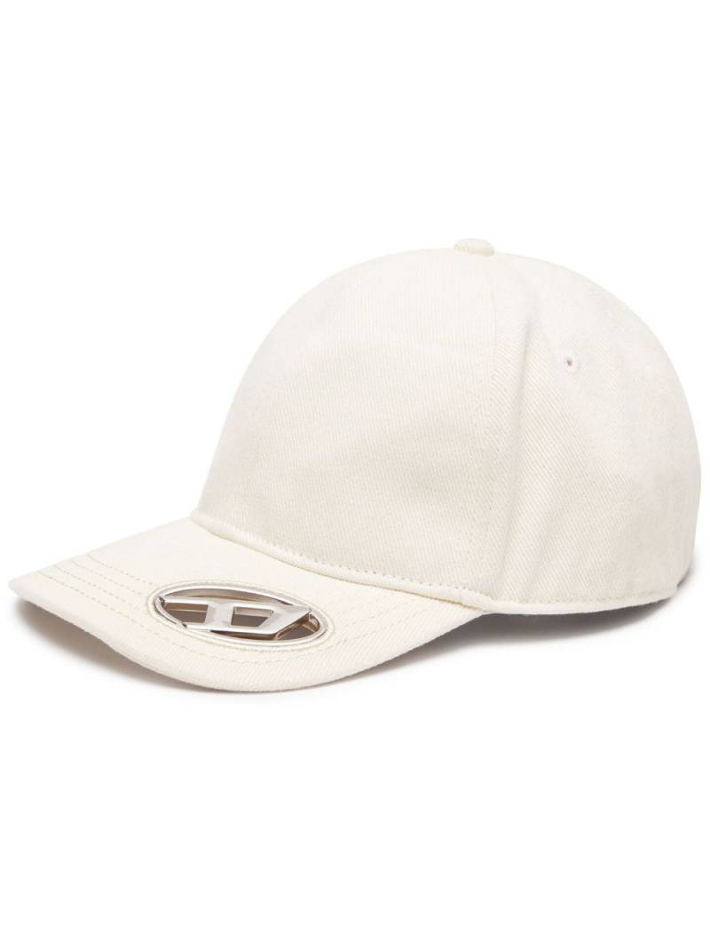 Diesel C-Plak logo-plaque baseball cap - Neutrals von Diesel