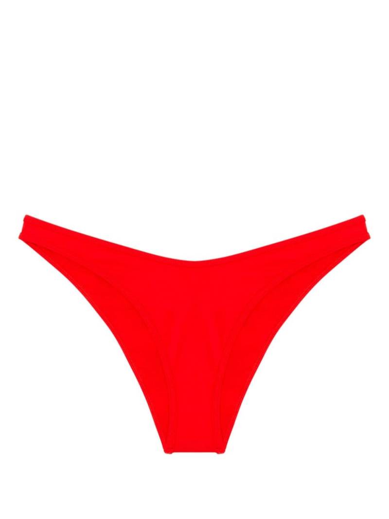 Diesel Bfpn-Brazilian logo-print bikini bottoms - Red von Diesel