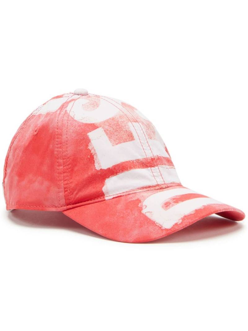 Diesel C-Ewan logo-print cap - Red von Diesel