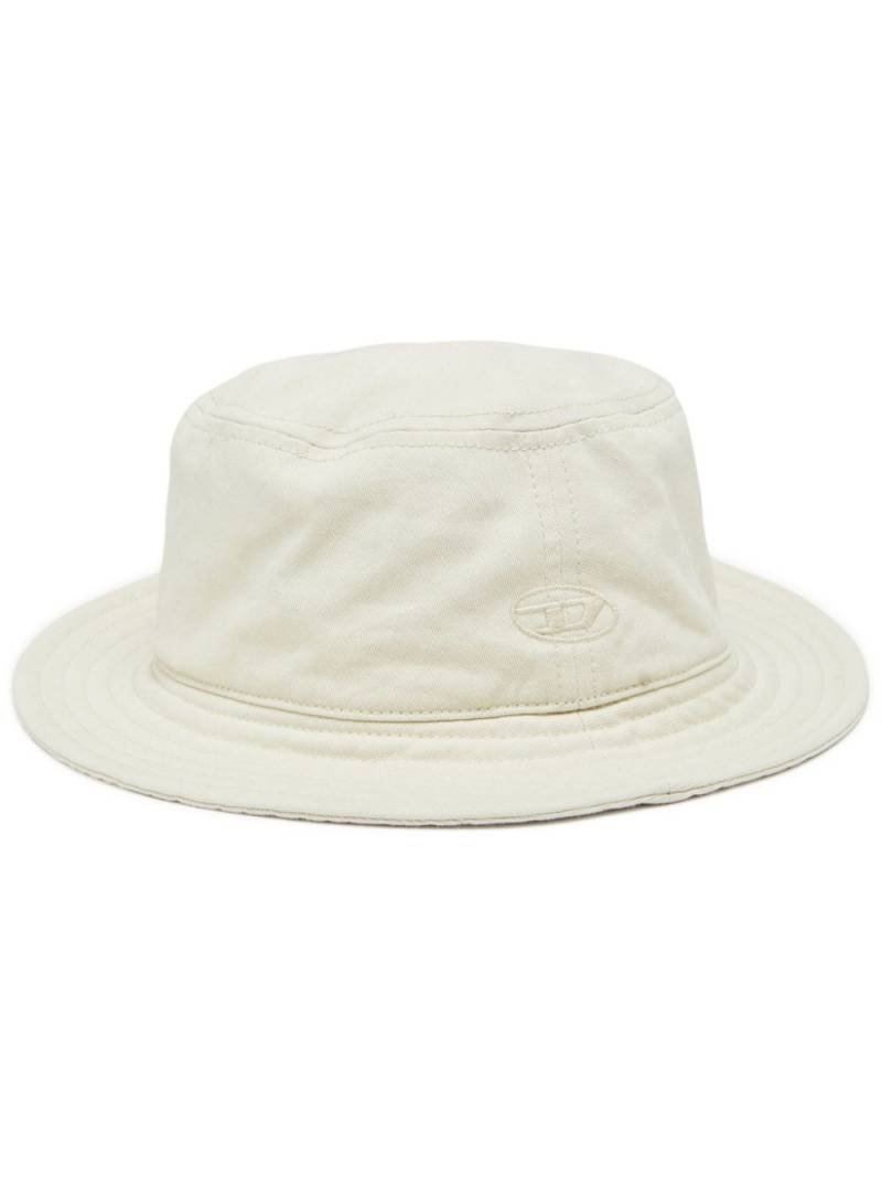 Diesel C-Fisher washed denim bucket hat - White von Diesel