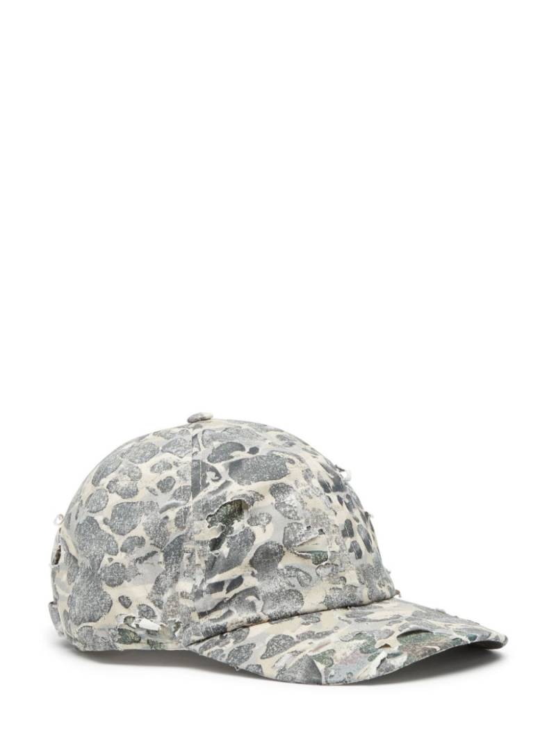 Diesel C-Steven camouflage-pattern cap - Green von Diesel