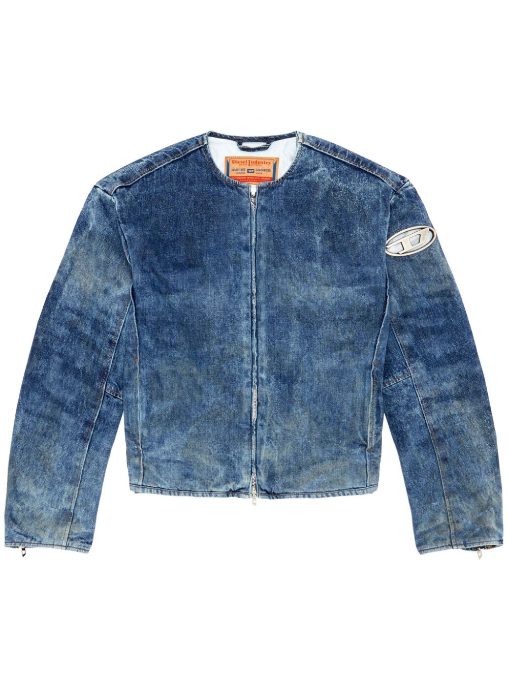 Diesel D-Calur-Fse logo-plaque denim jacket - Blue von Diesel