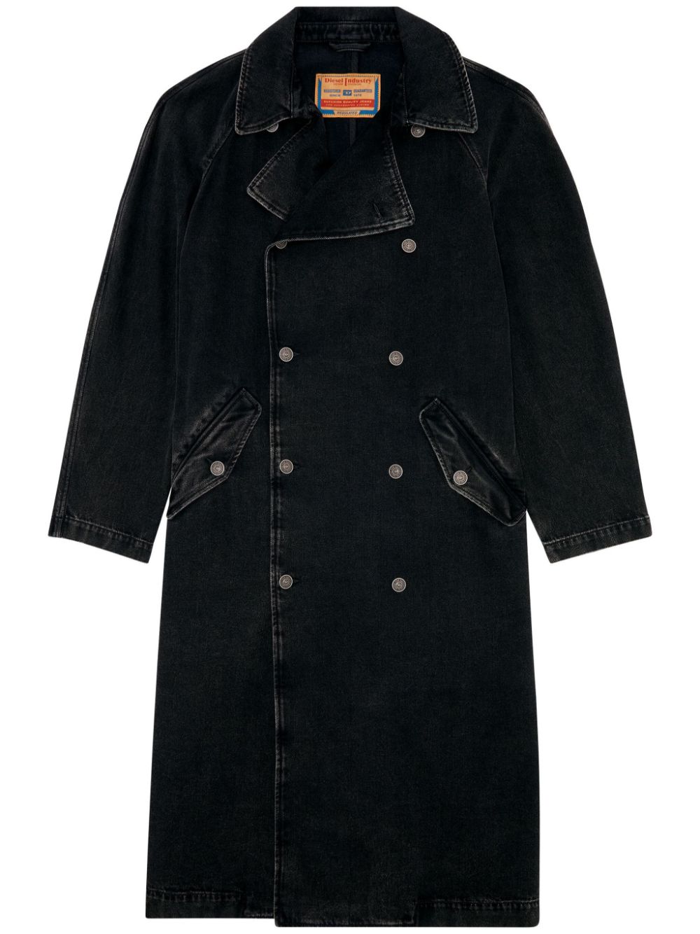 Diesel D-Delirious-D denim coat - Black von Diesel