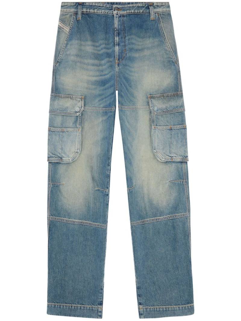 Diesel D-Fish straight-leg jeans - Blue von Diesel