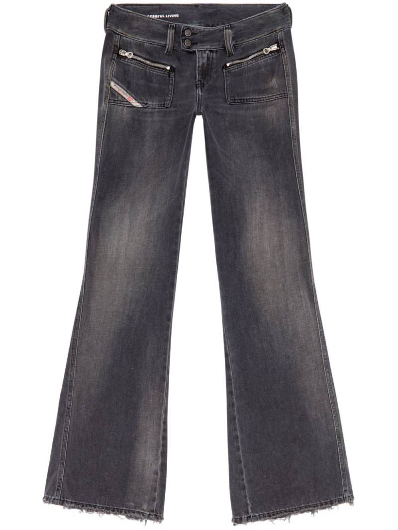 Diesel D-Hush bootcut jeans - Black von Diesel