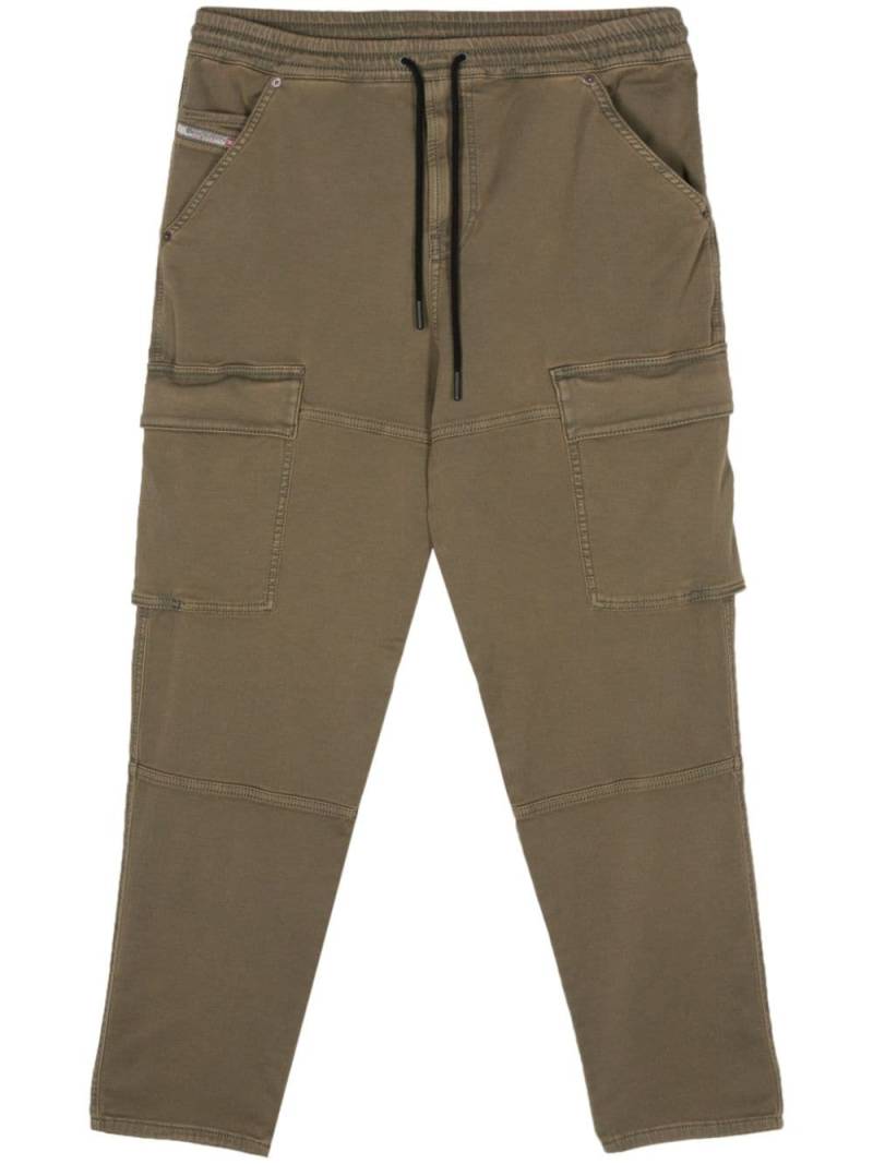 Diesel D-Krooley logo-embroidered cargo pants - Green von Diesel