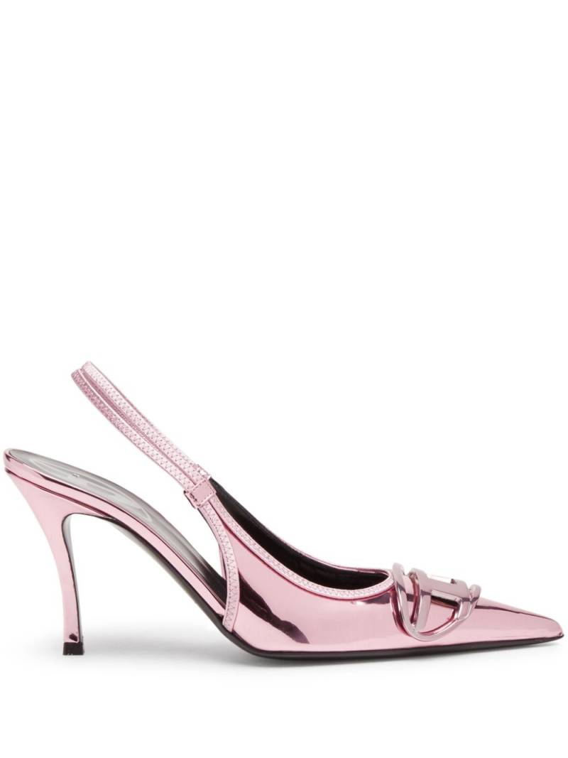 Diesel D-Venus Sb metallic slingback pumps - Pink von Diesel