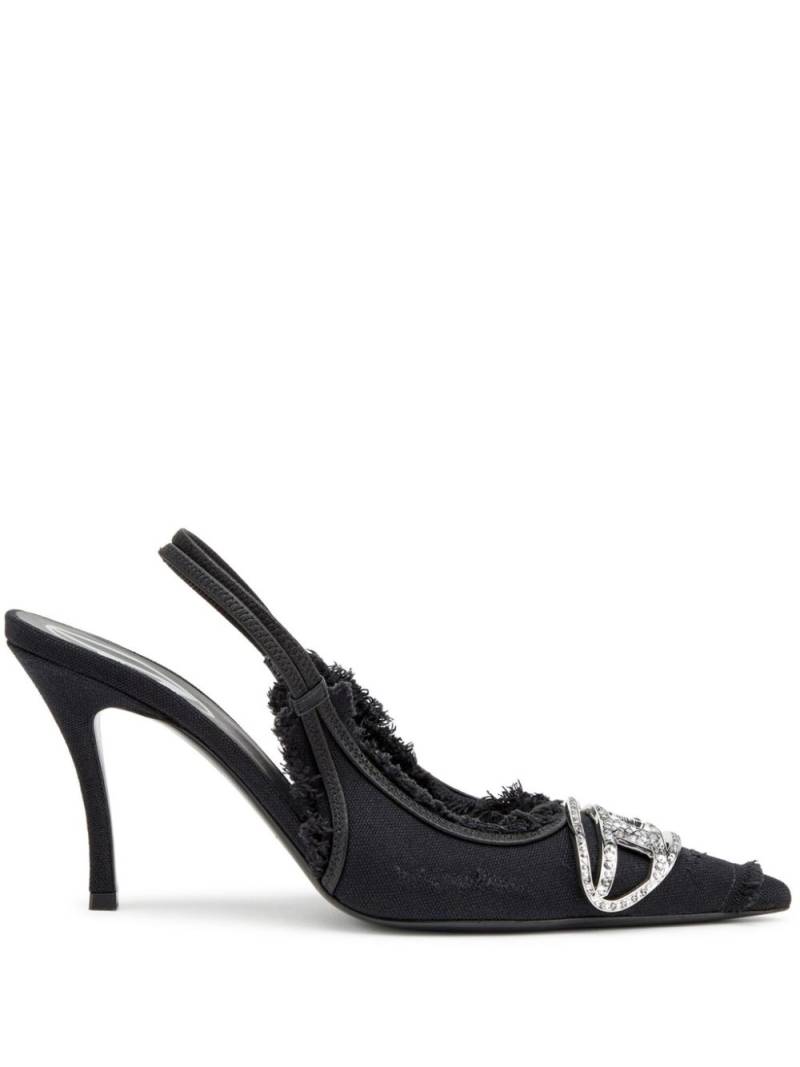 Diesel D-Venus slingback pumps - Black von Diesel