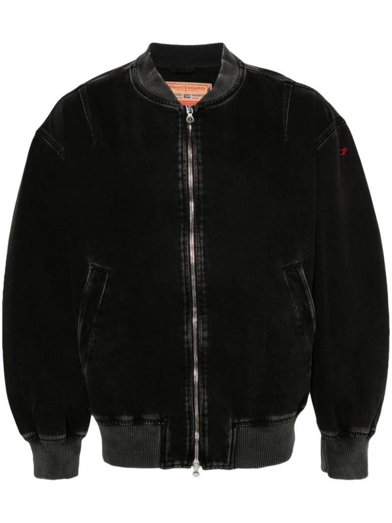 Diesel D-Vinz denim bomber jacket - Black von Diesel