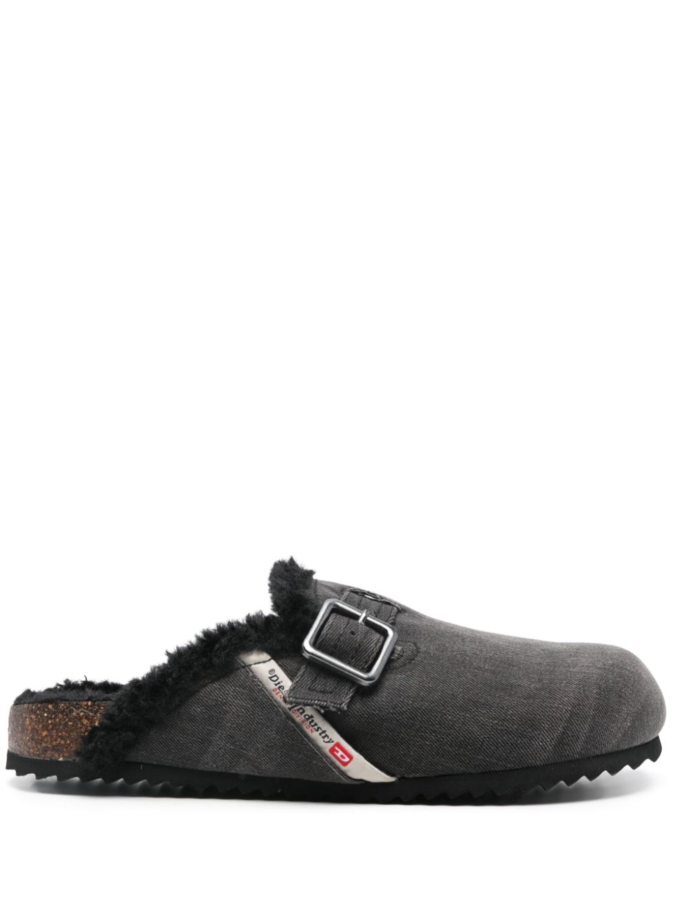 Diesel D-Woodstock slippers - Black von Diesel