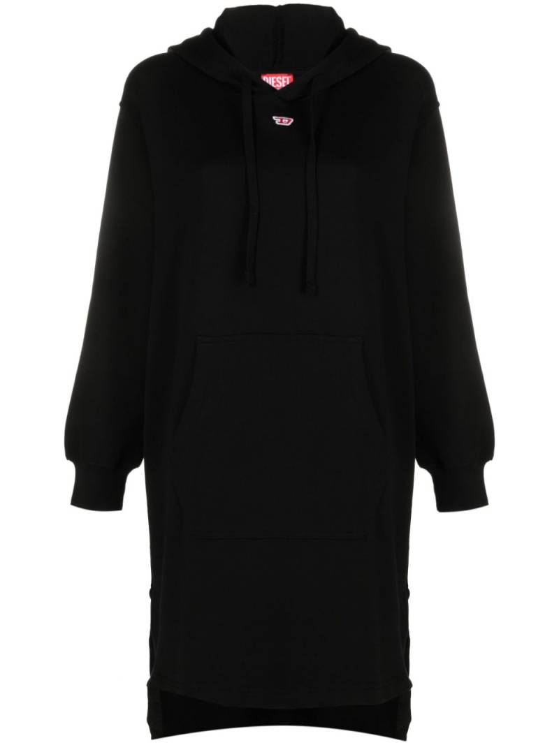 Diesel D-Ilse-D cotton hoodie dress - Black von Diesel