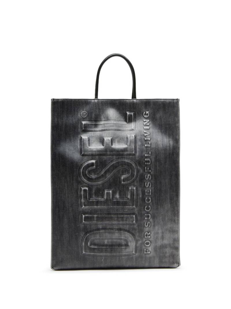 Diesel DSL 3D logo-embossed tote bag - Black von Diesel