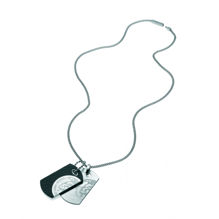 Diesel DX0289040 Halskette Double Dogtags von Diesel