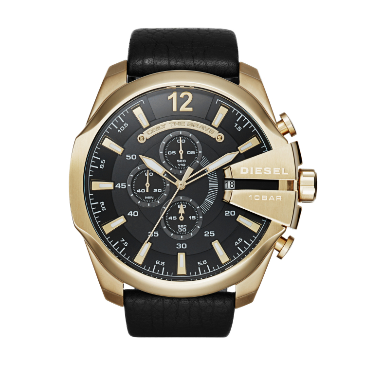 Diesel DZ4344 Mega Chief Gold Black von Diesel