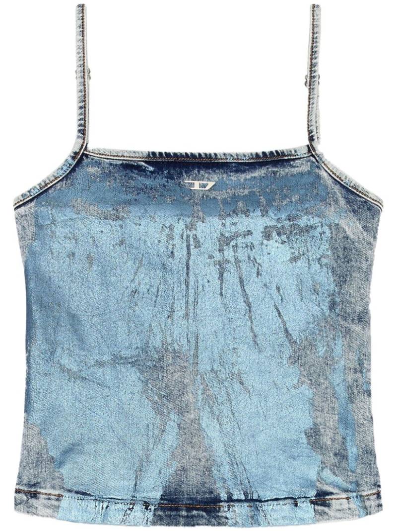 Diesel De-Ila-S metallic-effect top - Blue von Diesel