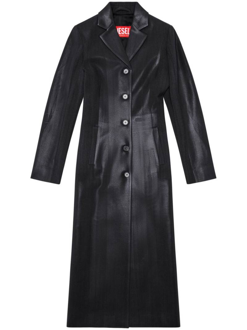 Diesel G-Lamour single-breasted coat - Black von Diesel