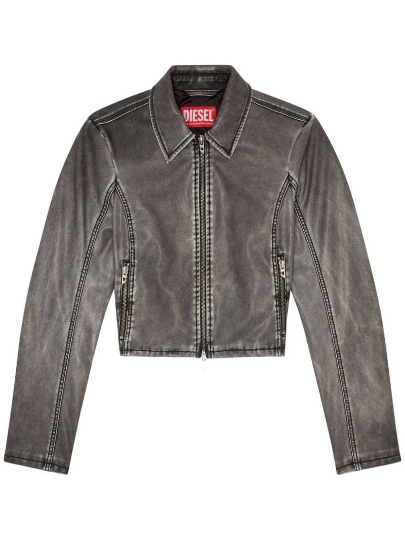 Diesel G-Ota cropped jacket - Grey von Diesel