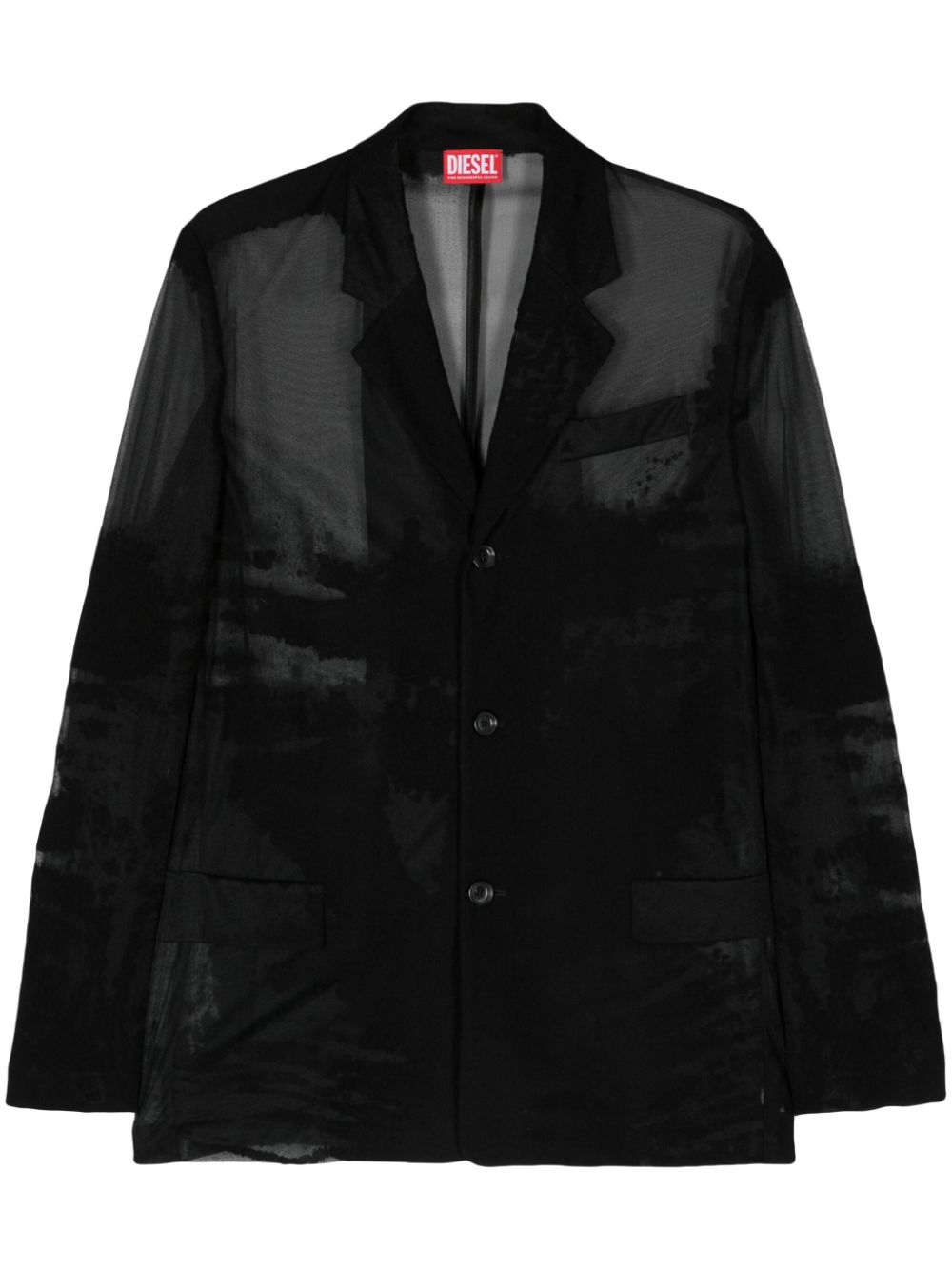 Diesel J-Reg single-breasted blazer - Black von Diesel