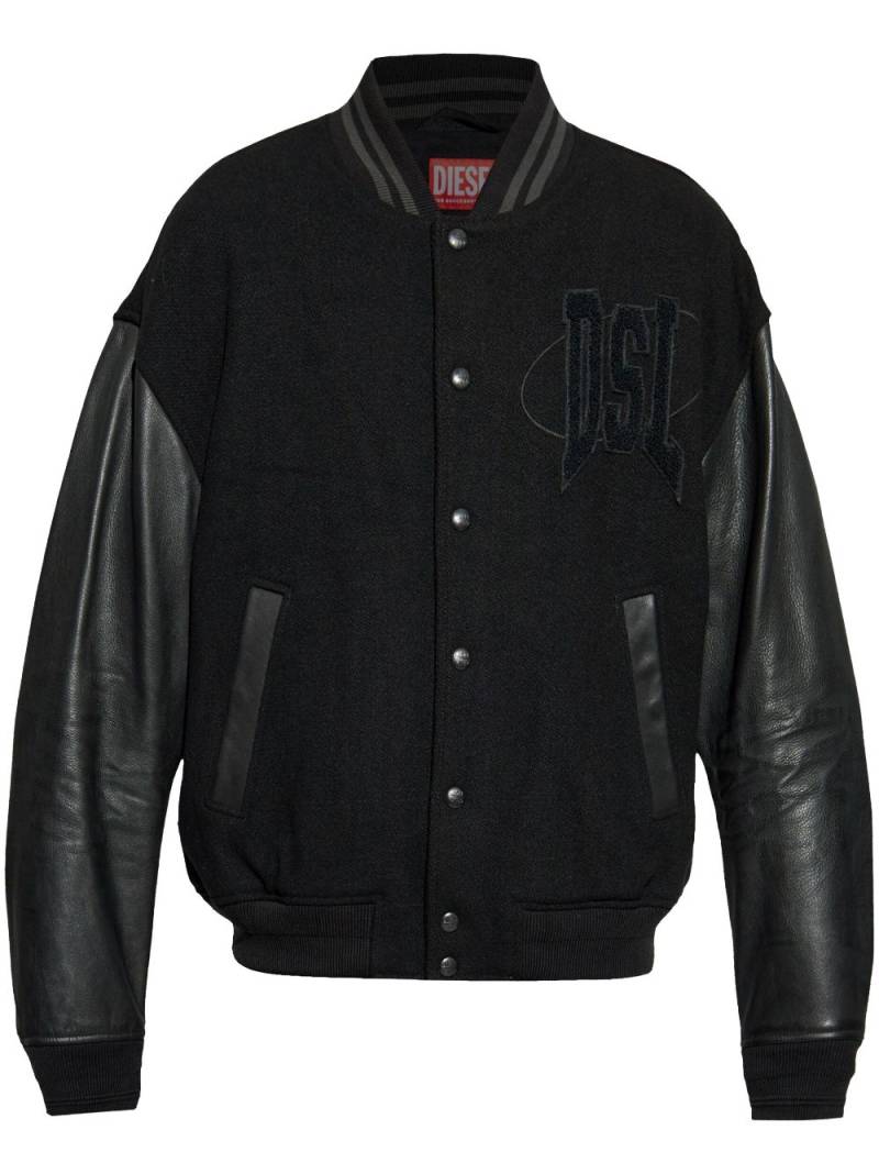 Diesel L-Nyman bomber jacket - Black von Diesel