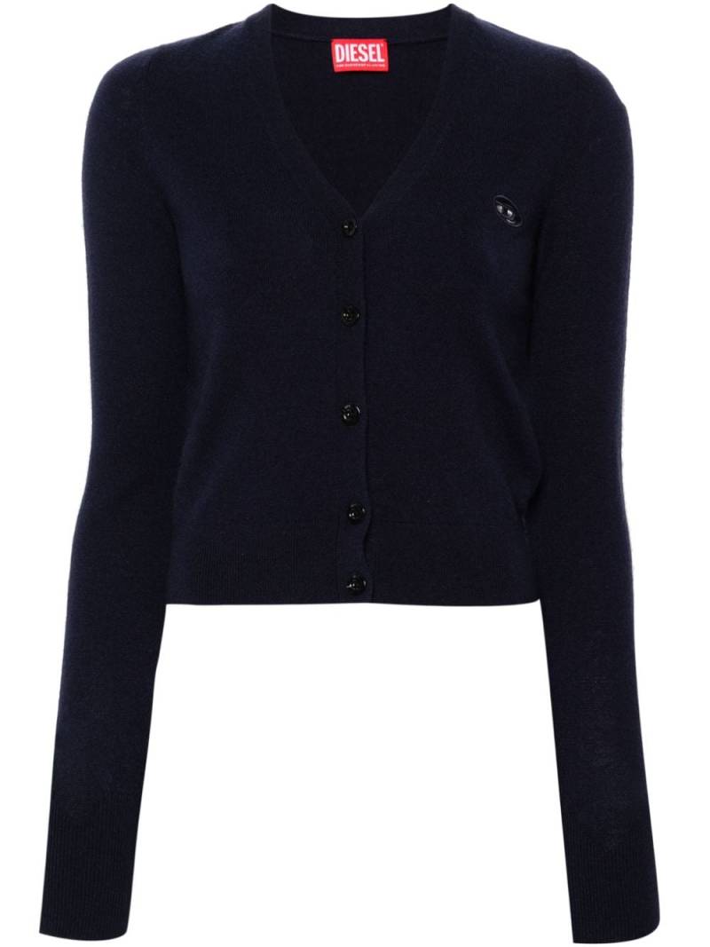 Diesel M-Arte knitted cardigan - Blue von Diesel