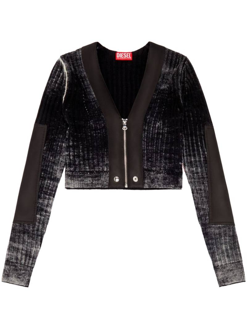 Diesel M-Asera cropped cardigan - Black von Diesel