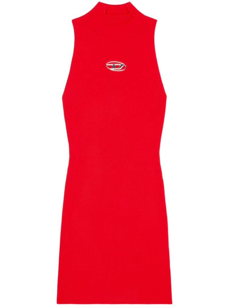 Diesel M-Onervax logo-plaque dress - Red von Diesel