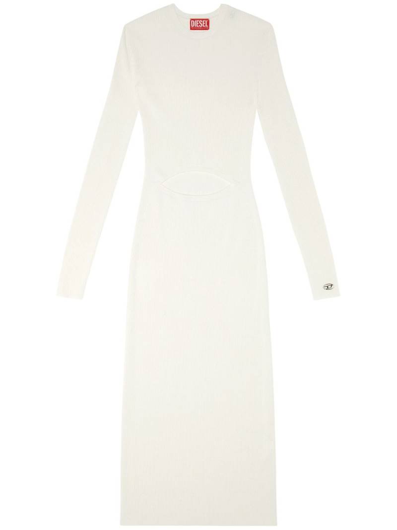 Diesel M-Pelagos cut-out detail midi dress - White von Diesel