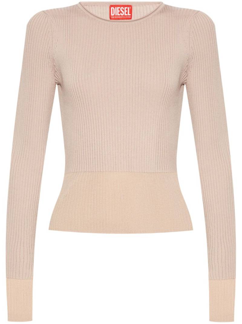 Diesel M-Sleshs knitted top - Pink von Diesel