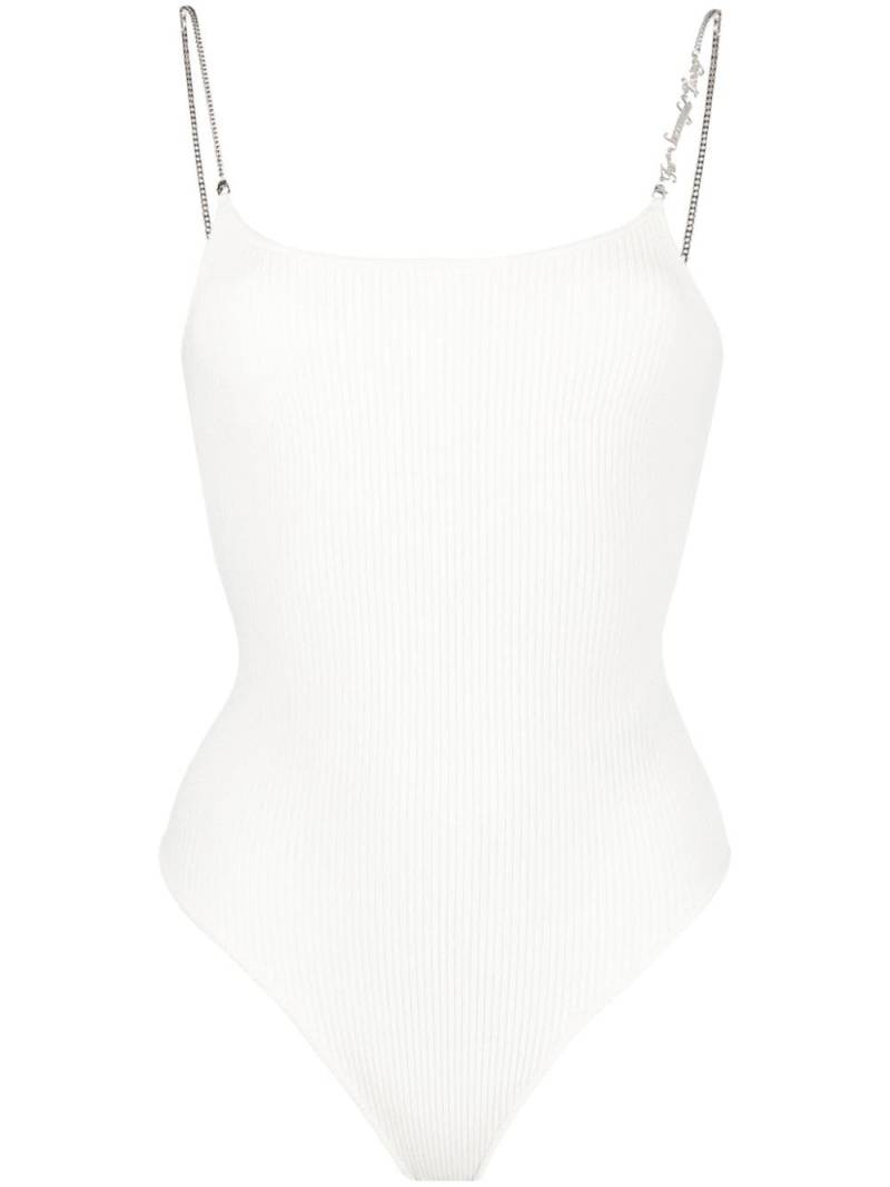 Diesel M-Virgee ribbed bodysuit - Neutrals von Diesel