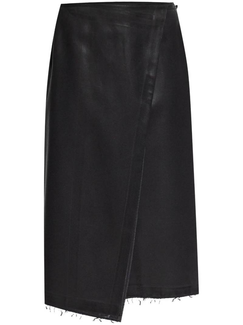 Diesel O-Kessy-Long-P1 midi skirt - Black von Diesel