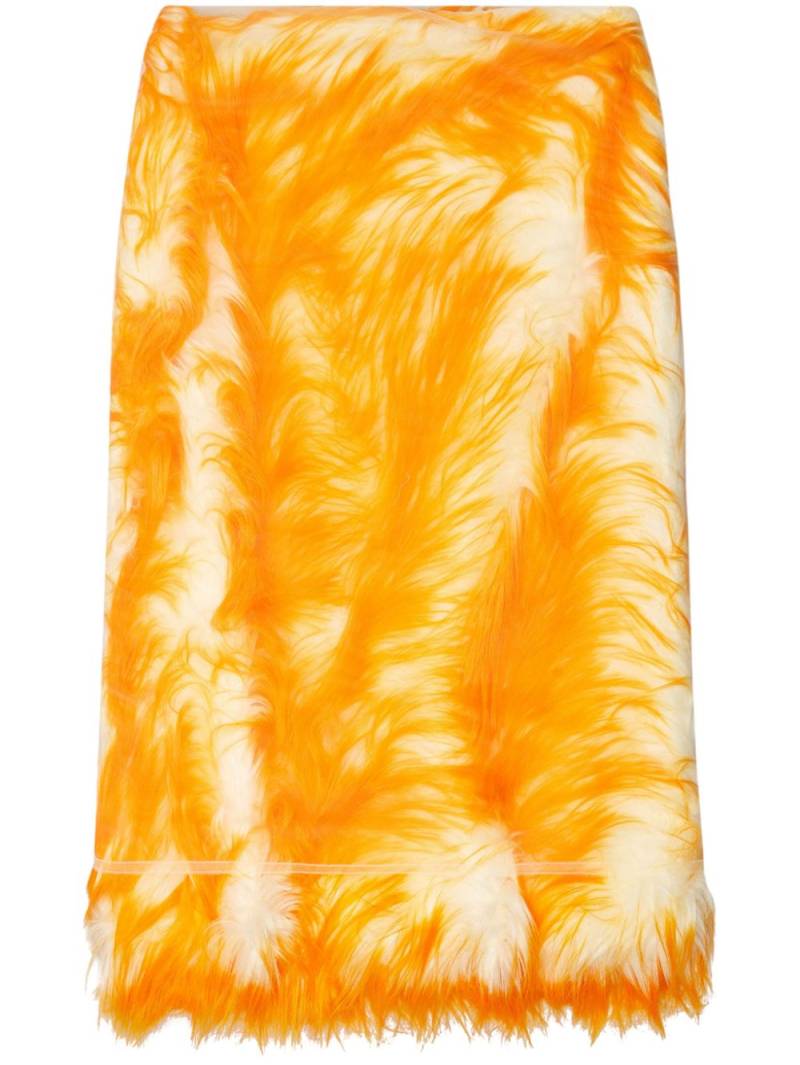 Diesel O-Talu midi skirt - Orange von Diesel