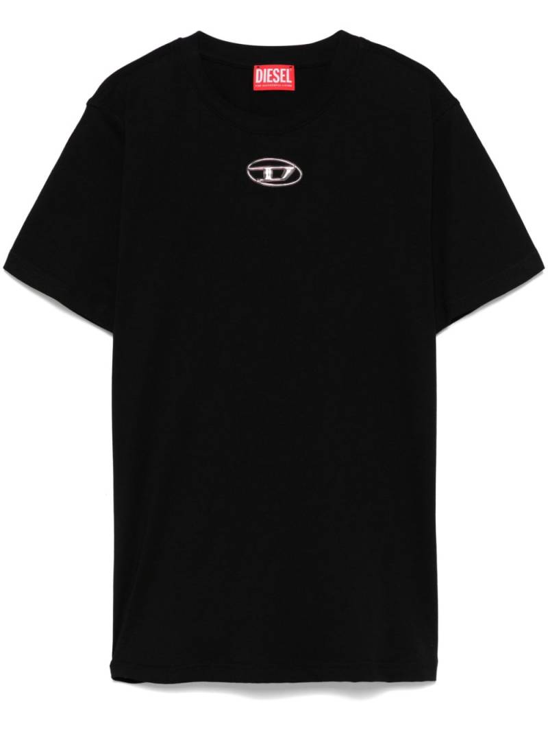 Diesel Oval D-logo T-shirt - Black von Diesel