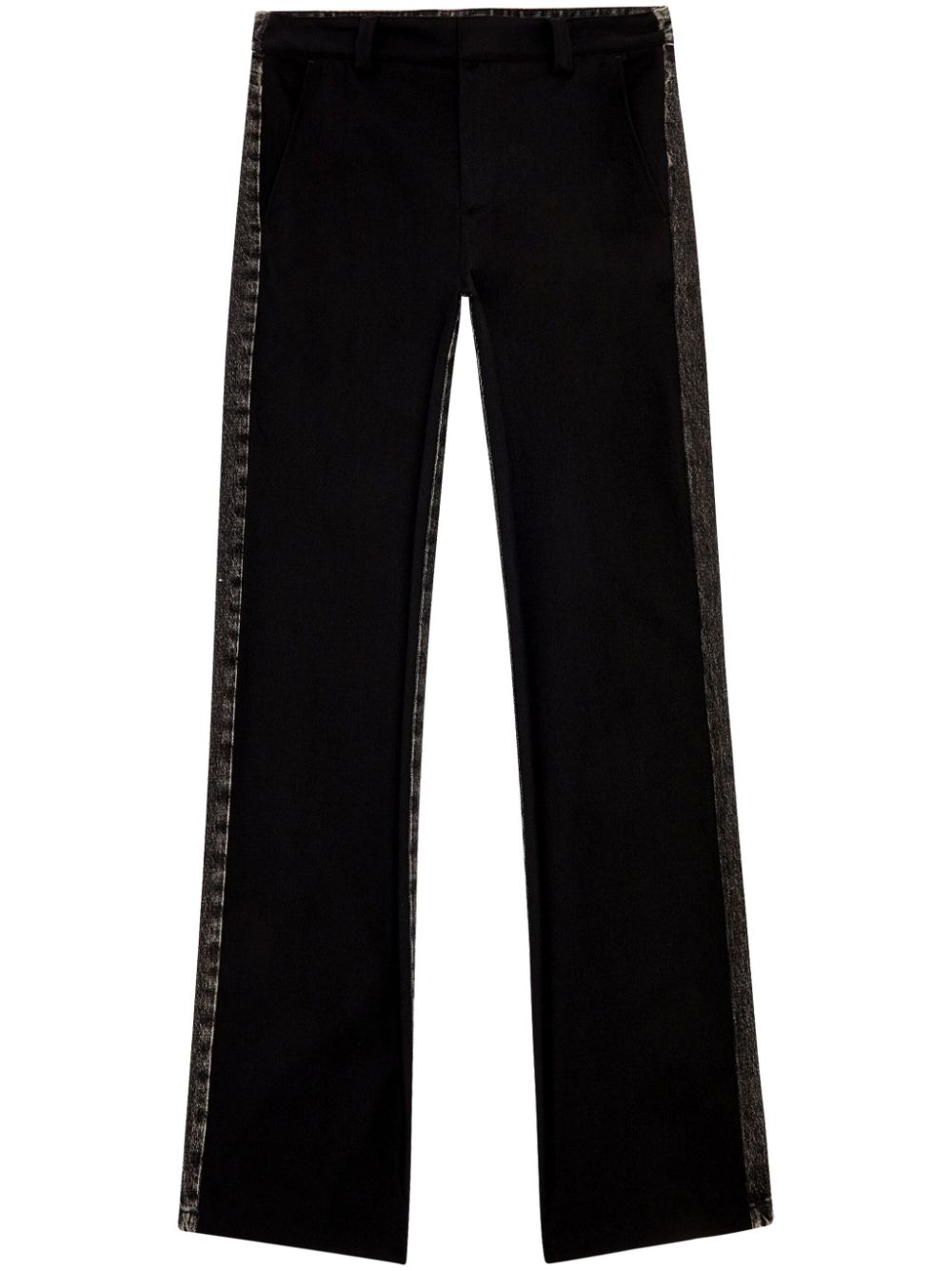 Diesel P-Wire-A panelled denim trousers - Black von Diesel