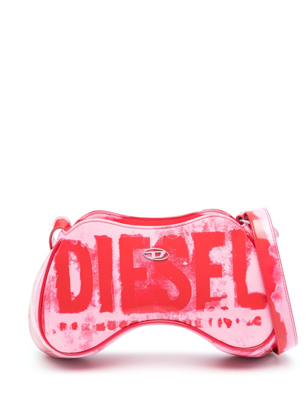 Diesel Play logo-print shoulder bag - Pink von Diesel