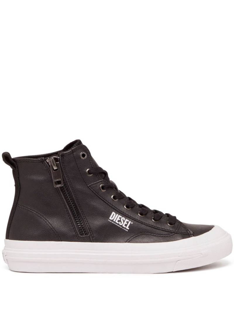 Diesel S-Athos leather sneakers - Black von Diesel