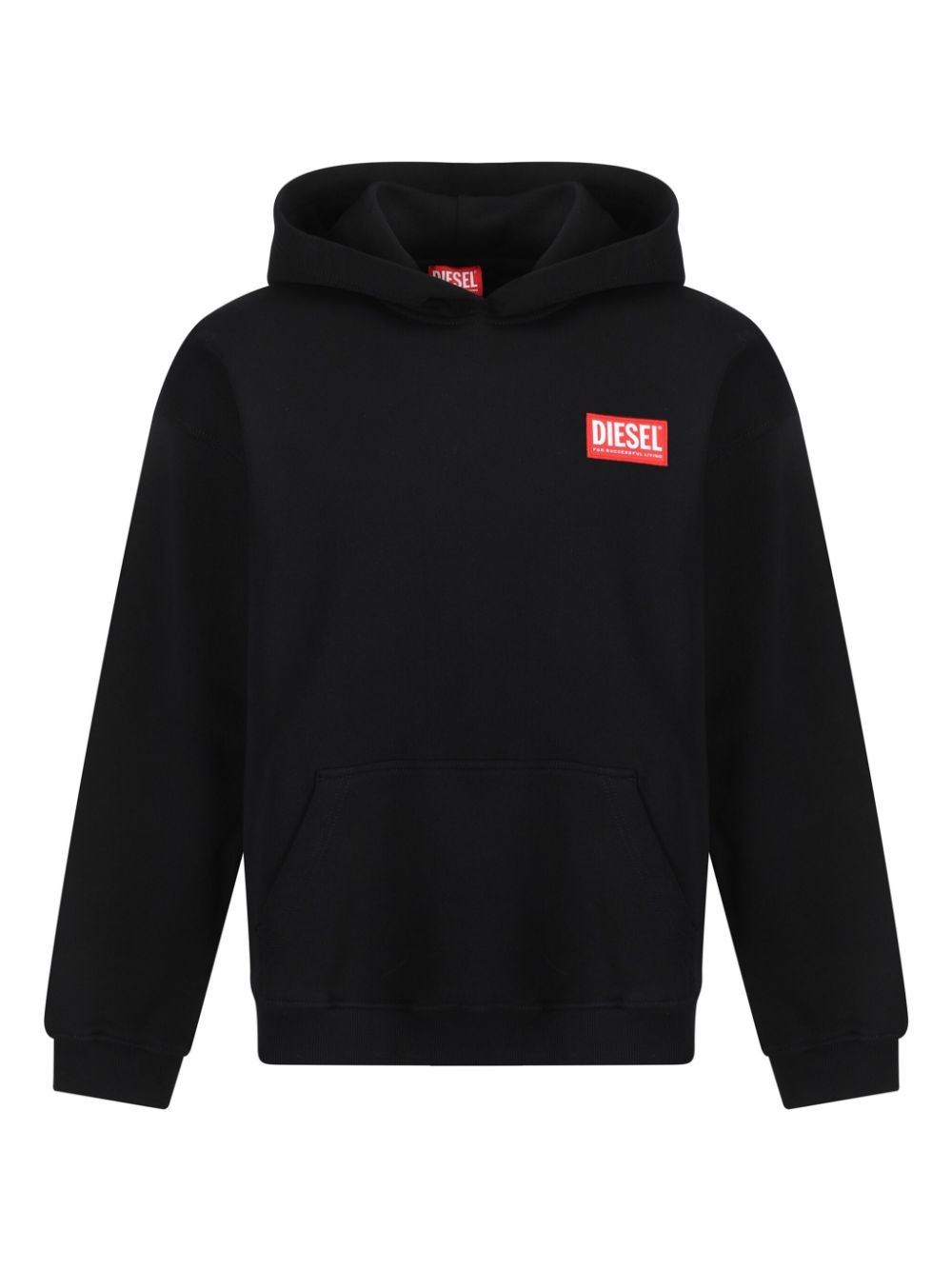 Diesel S-BOXT cotton hoodie - Black von Diesel