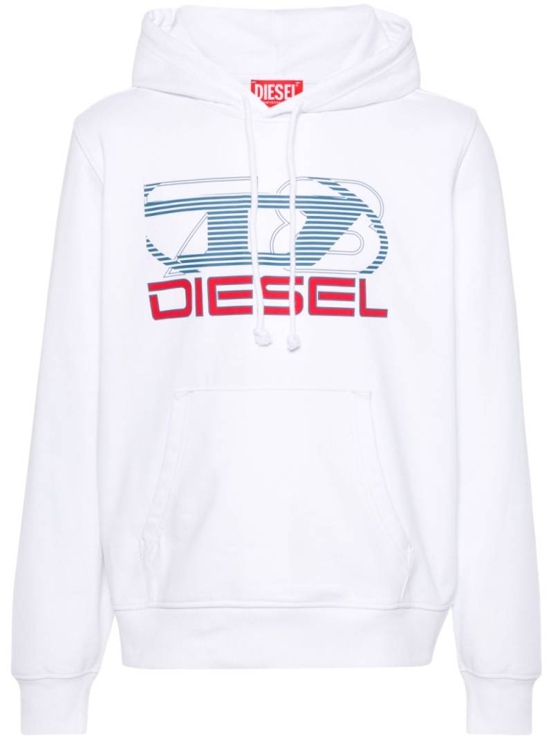 Diesel S-Ginn-Hood jersey hoodie - White von Diesel