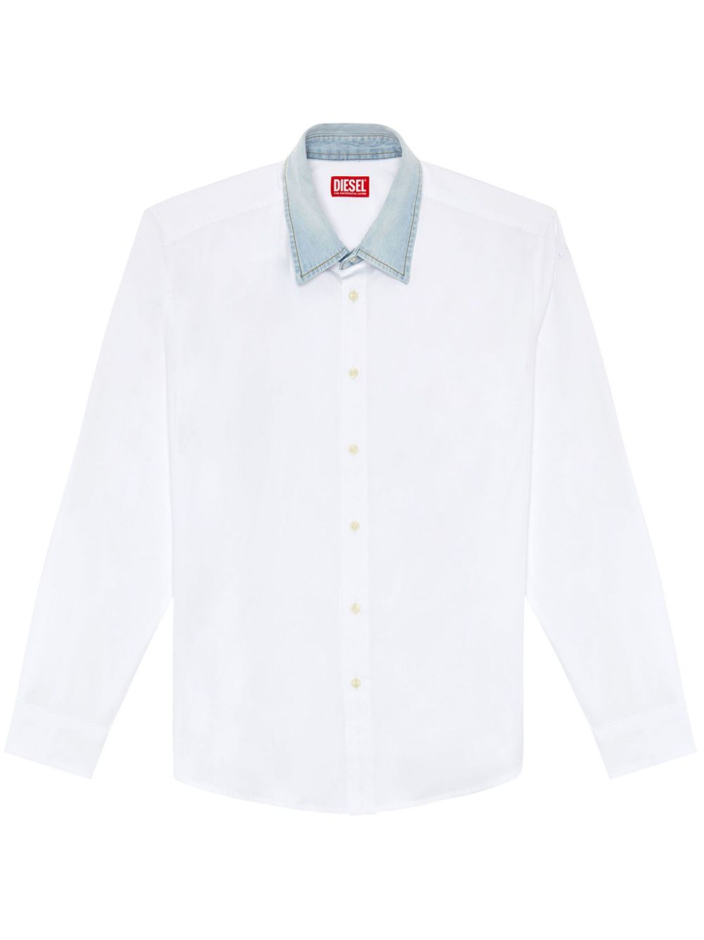 Diesel S-Holls cotton shirt - White von Diesel