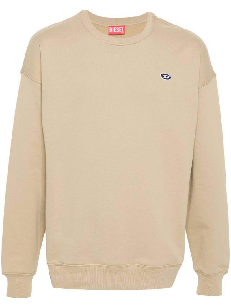 Diesel S-Rob-Doval-Pj cotton sweatshirt - Neutrals von Diesel