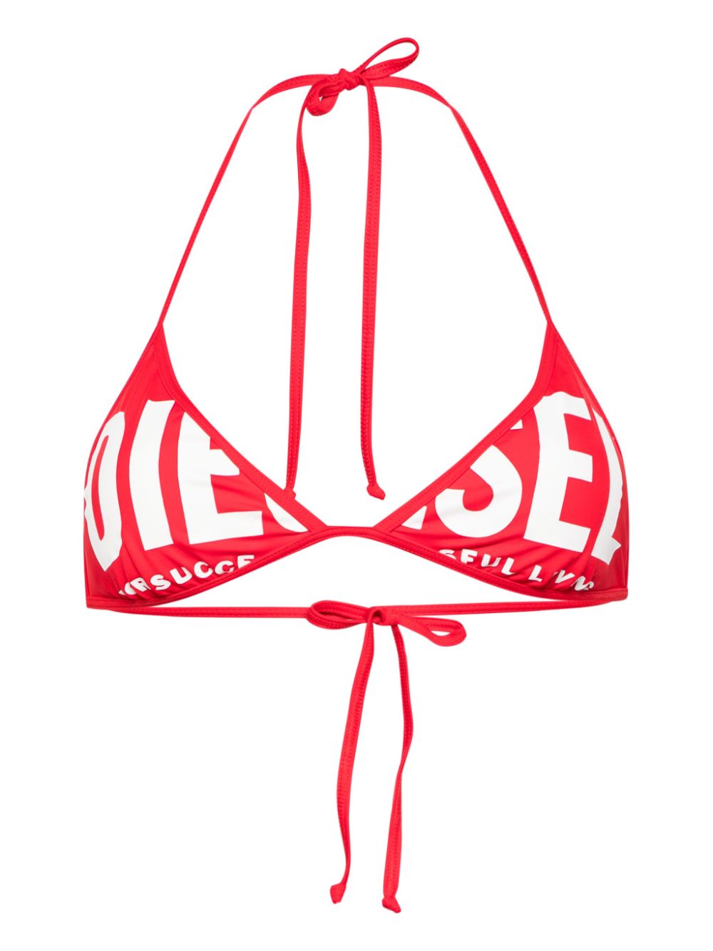 Diesel Sees triangle bikini top - Red von Diesel