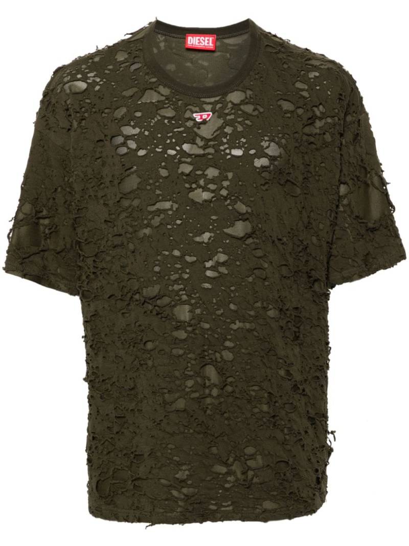 Diesel T-BOXT-Q3 cotton T-shirt - Green von Diesel