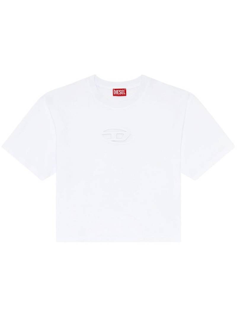 Diesel T-Buxt-Crop-Od cotton T-shirt - White von Diesel