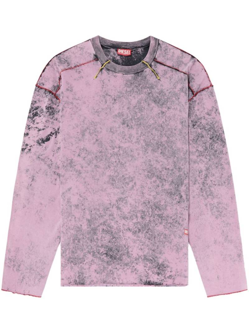 Diesel T-Crahor-ls-R1 T-shirt - Pink von Diesel